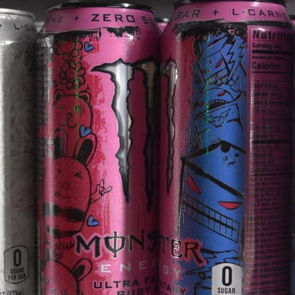 Canned energy drinks